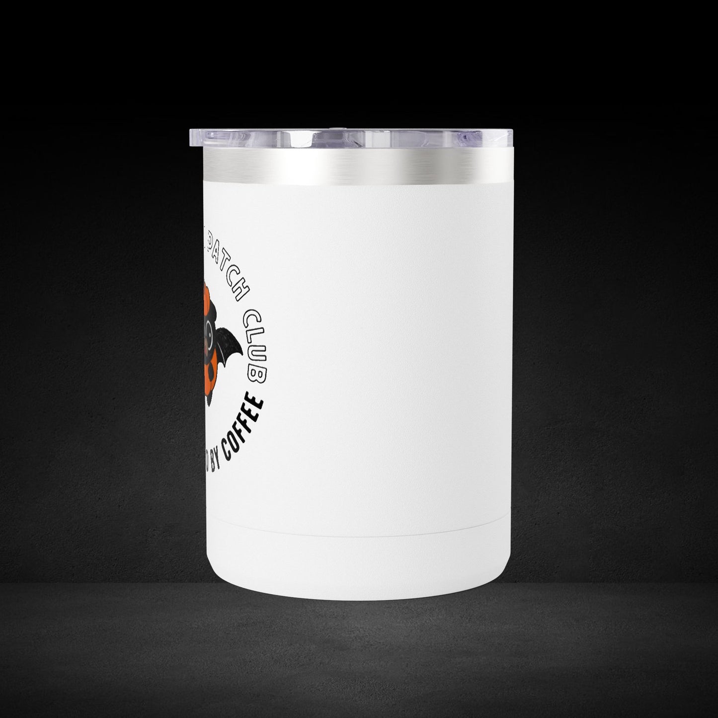 The Pumpkin Patch Club Possessed By Coffee Bat Travel Mug - Halloween Coffee Cup with Cute Design
