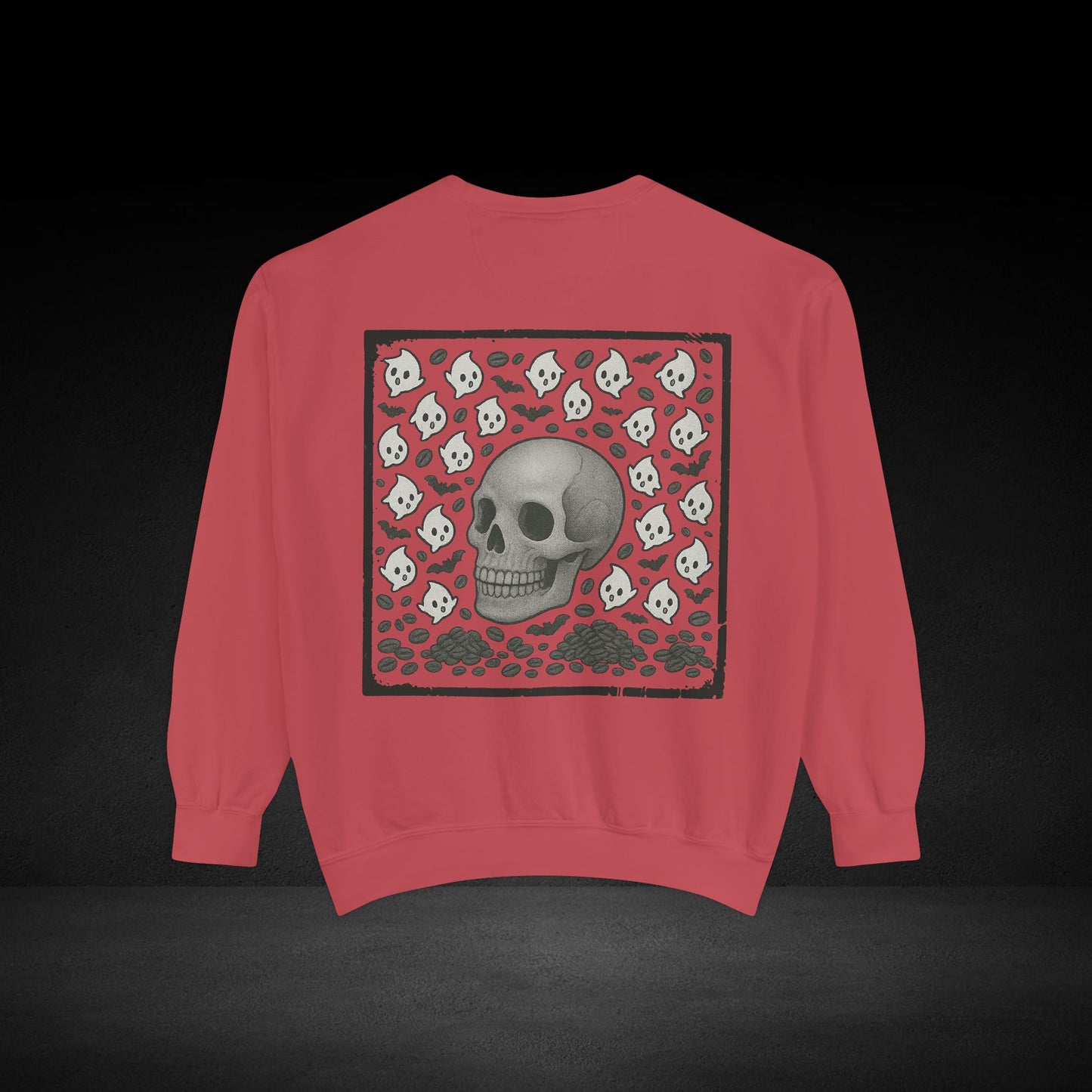 Pumpkin Patch Club Pug & Skull Sweatshirt – Possessed by Coffee Collection