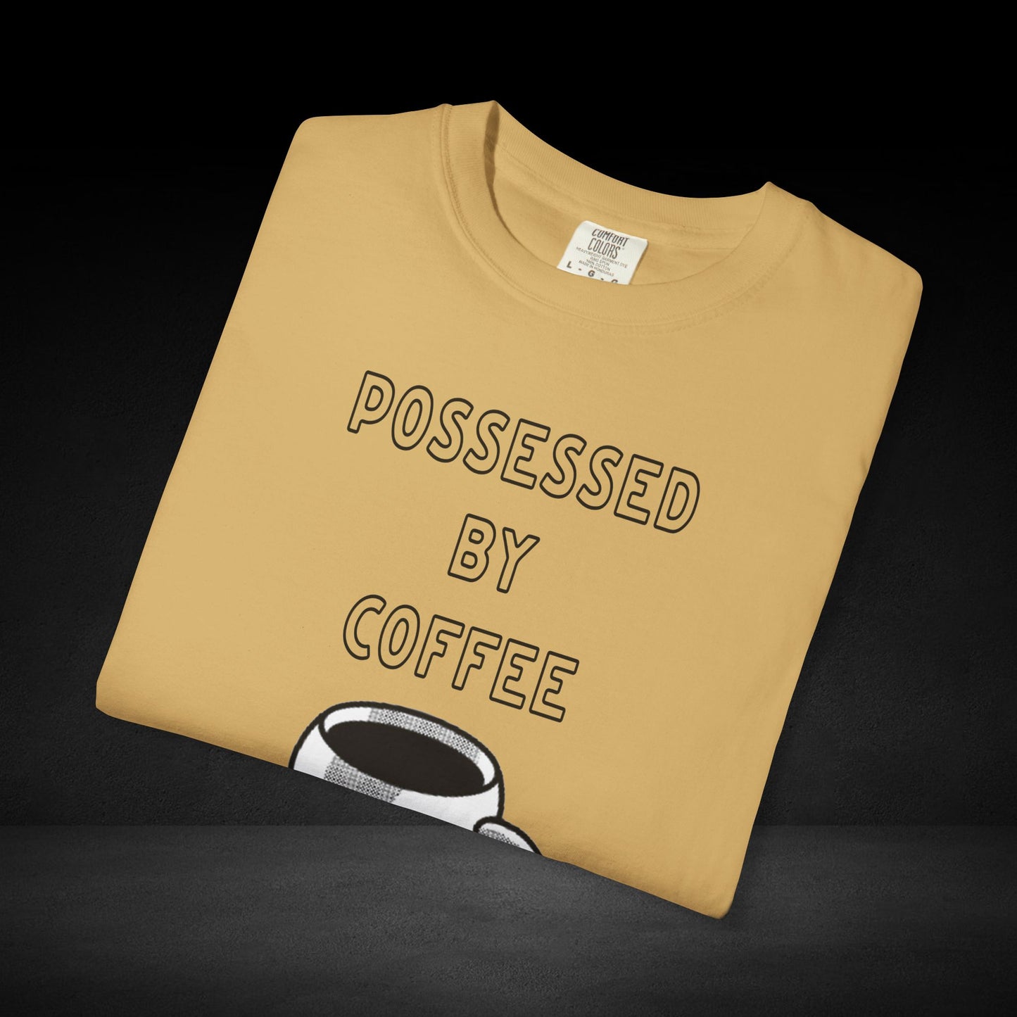 Haunted Brew Tee – Ghost Coffee Cup Character Graphic Shirt