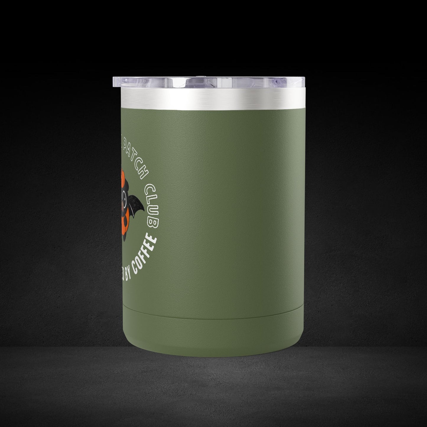 The Pumpkin Patch Club Possessed By Coffee Bat Travel Mug - Halloween Coffee Cup with Cute Design