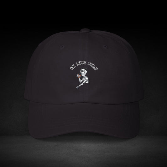 Be Less Dead Skeleton Coffee Cap – Bold Coffee Spirit Baseball Hat