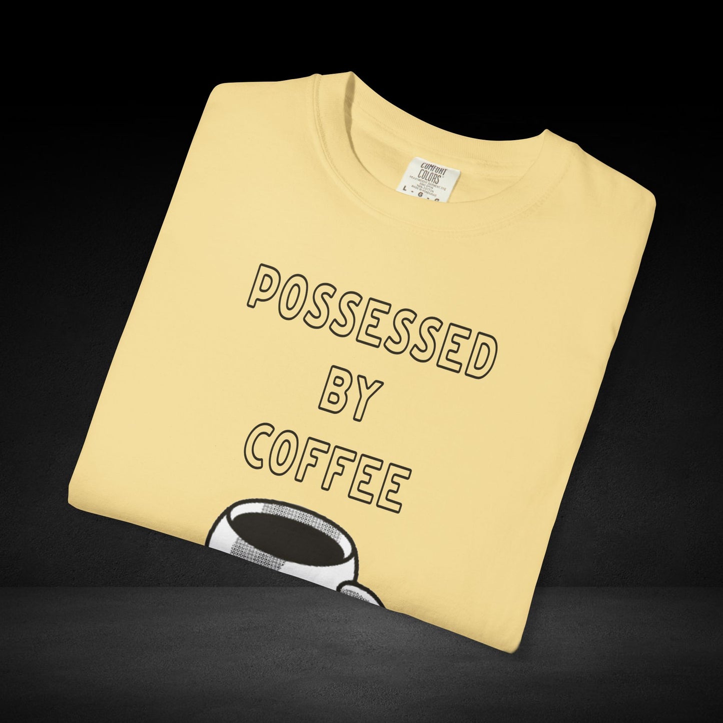 Haunted Brew Tee – Ghost Coffee Cup Character Graphic Shirt