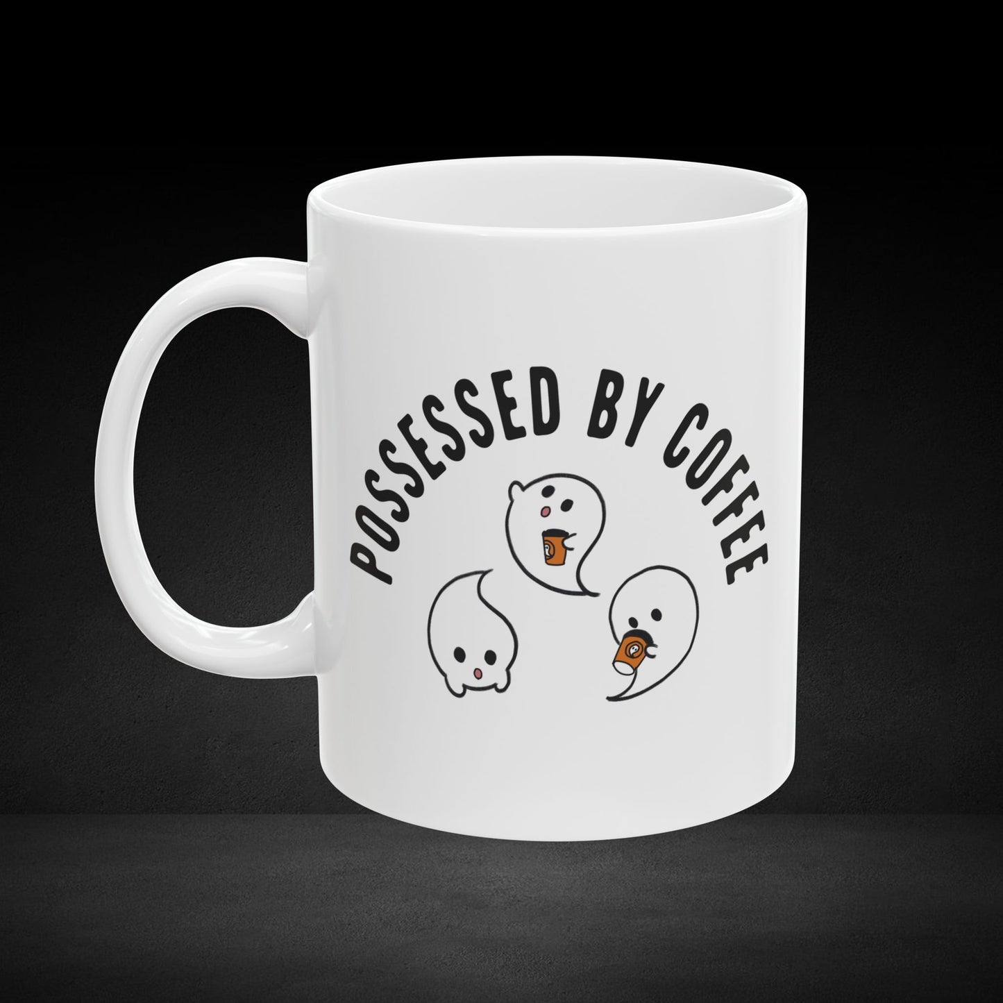 Caffeinated Spirits – Three Ghosts Sharing Coffee