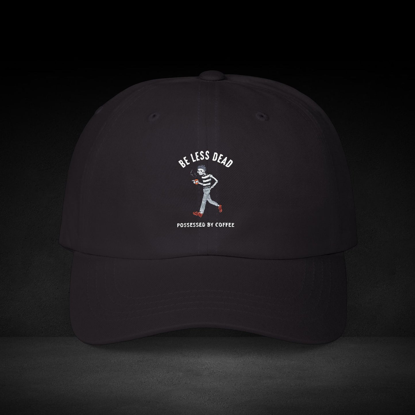Coffee Run Skeleton Cap – Caffeinated Streetwear for Coffee Lovers
