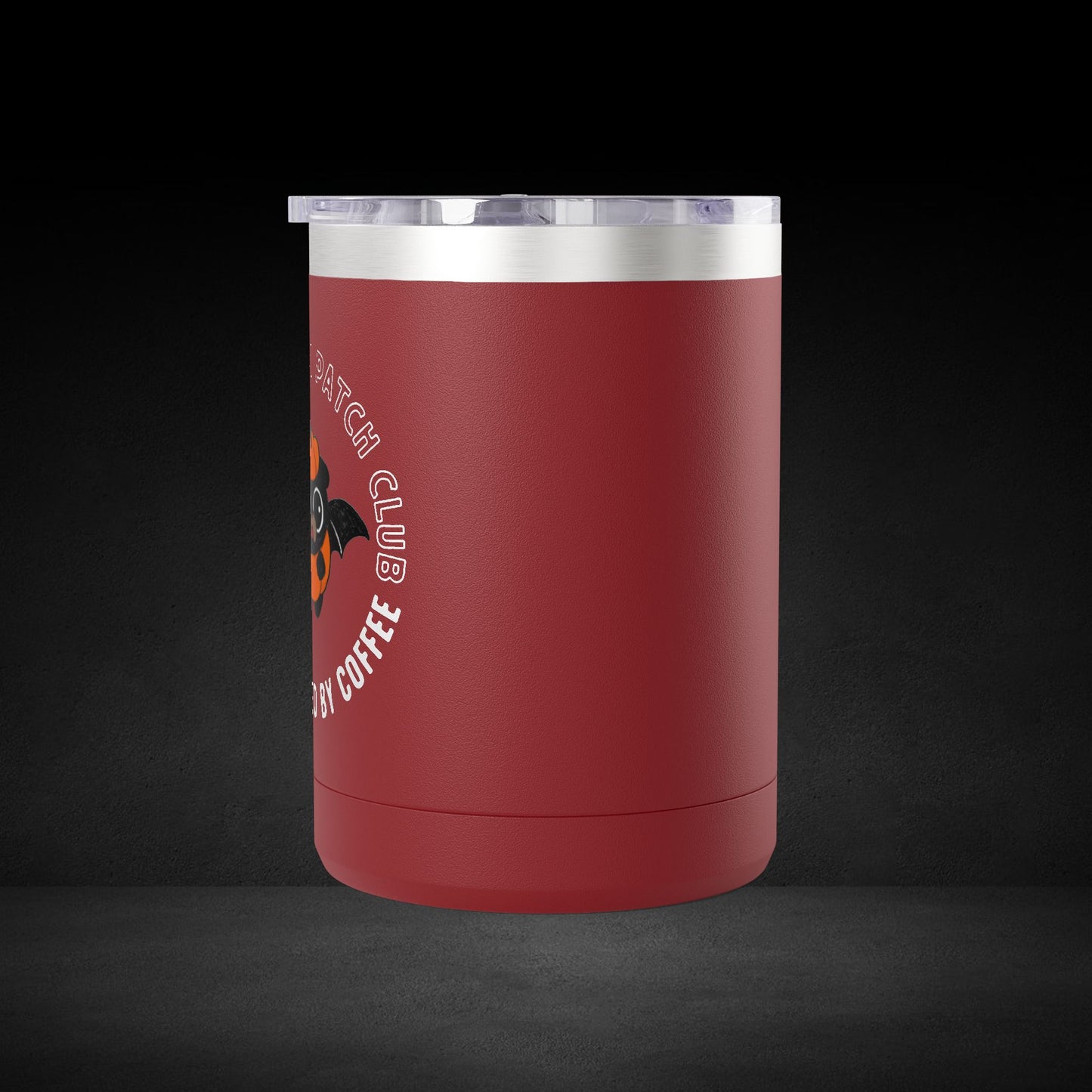 The Pumpkin Patch Club Possessed By Coffee Bat Travel Mug - Halloween Coffee Cup with Cute Design