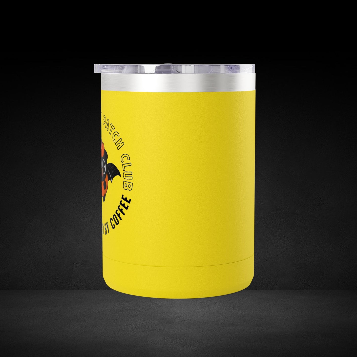 The Pumpkin Patch Club Possessed By Coffee Bat Travel Mug - Halloween Coffee Cup with Cute Design