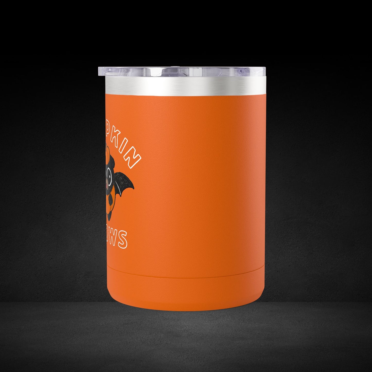 Pumpkin Knows Coffee Mug – Cute Bat in Pumpkin Design - Possessed by Coffee Travel Mug