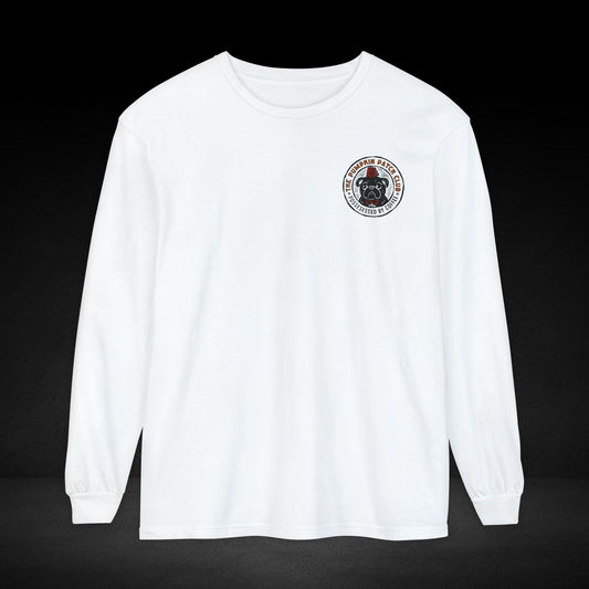 The Pumpkin Patch Club Long Sleeve Tee – Pug & Skull Coffee Edition