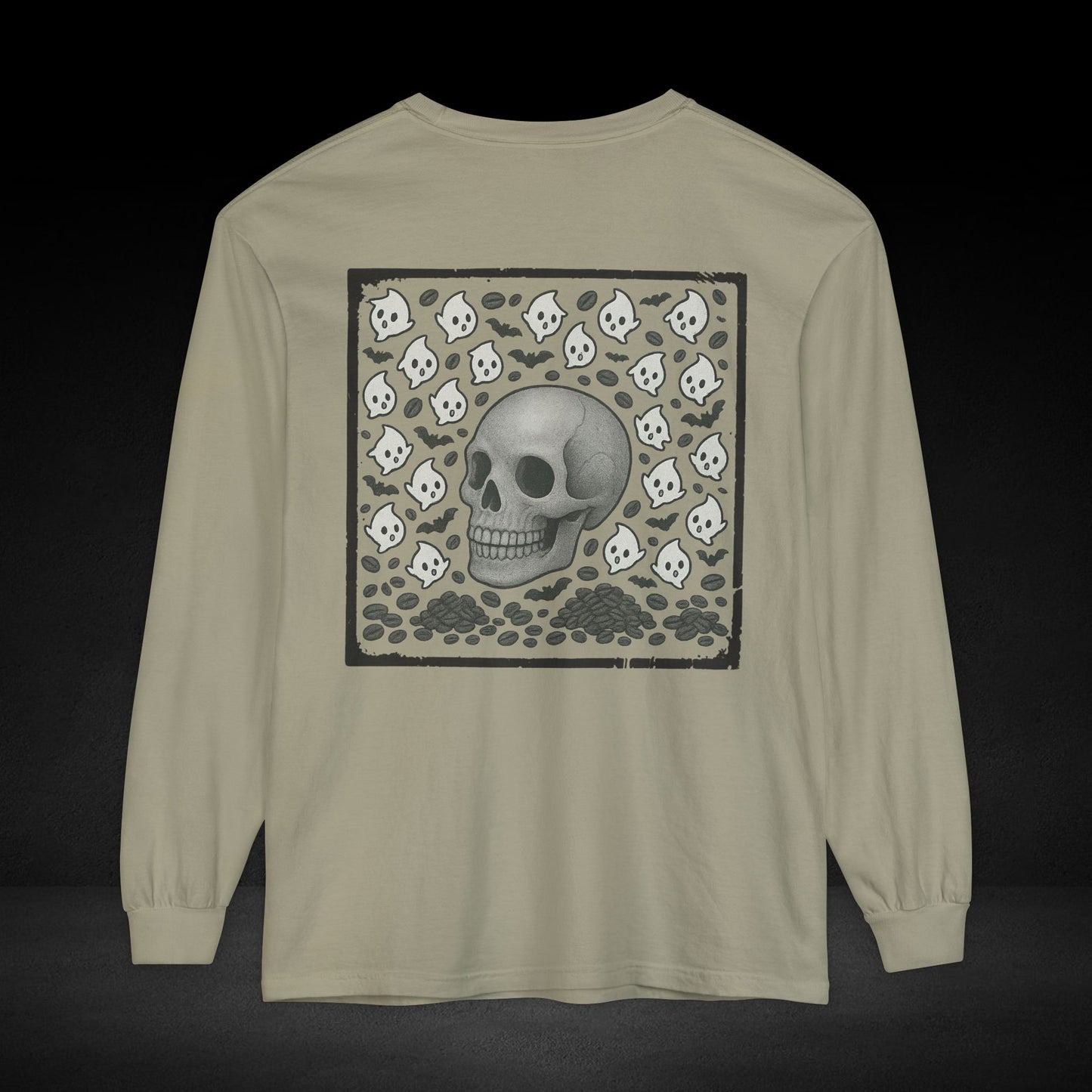 The Pumpkin Patch Club Long Sleeve Tee – Pug & Skull Coffee Edition