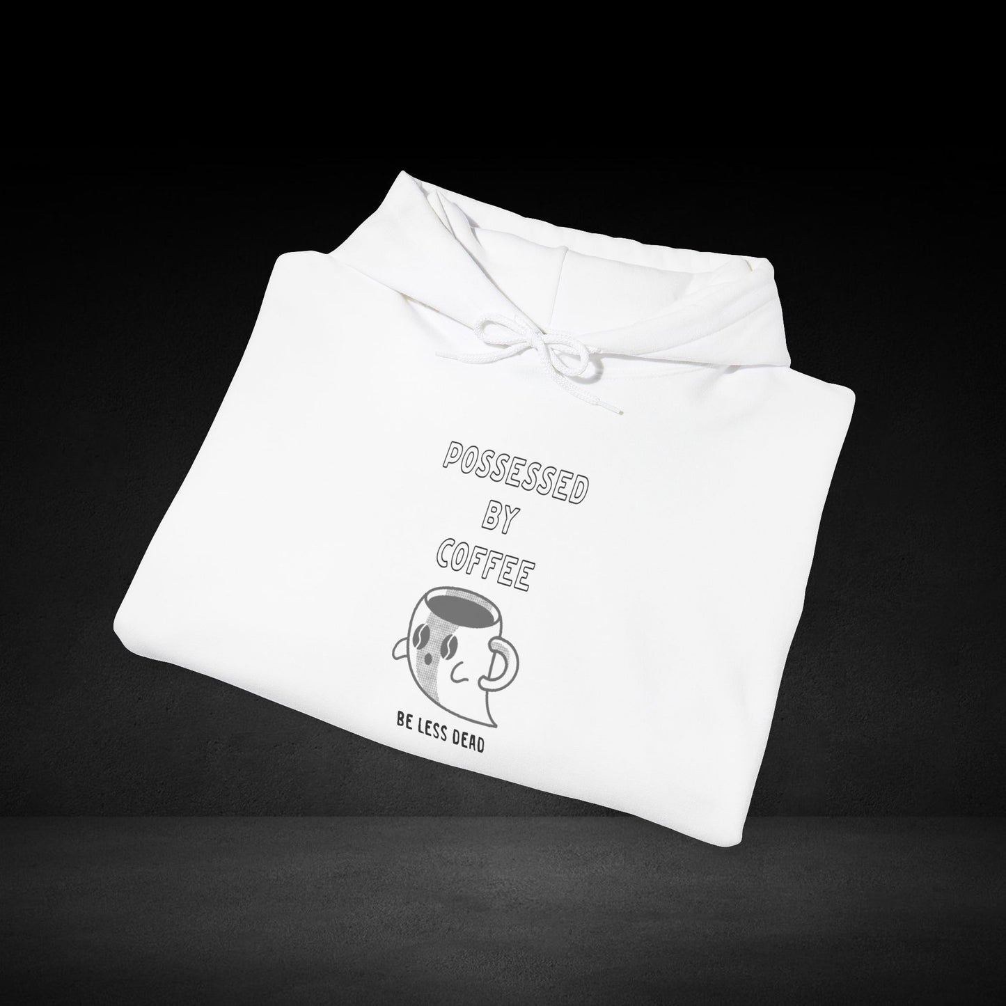 Be Less Dead Ghost Coffee Hoodie For Night Owls