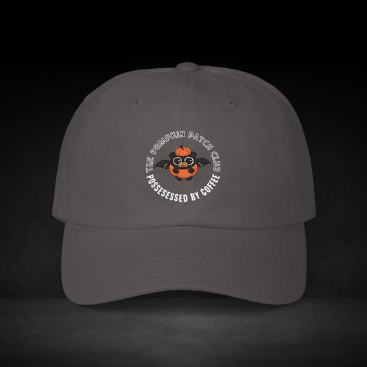 Pumpkin Patch Club Cap – Possessed by Coffee Bat Pumpkin Halloween Hat