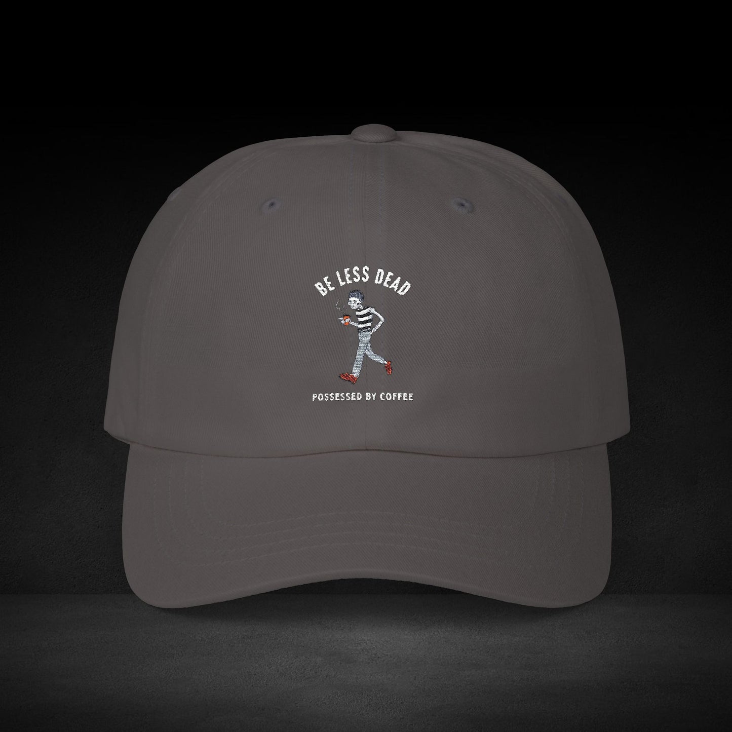 Coffee Run Skeleton Cap – Caffeinated Streetwear for Coffee Lovers