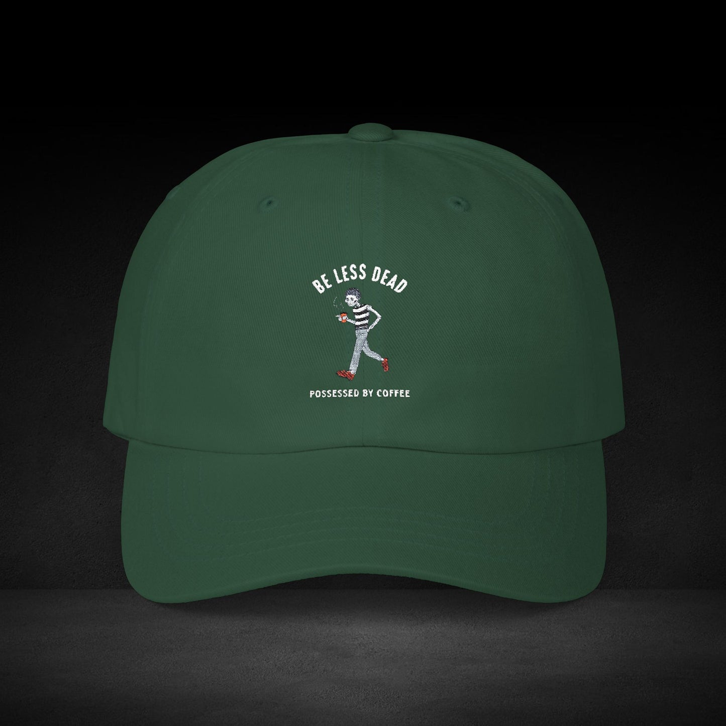 Coffee Run Skeleton Cap – Caffeinated Streetwear for Coffee Lovers