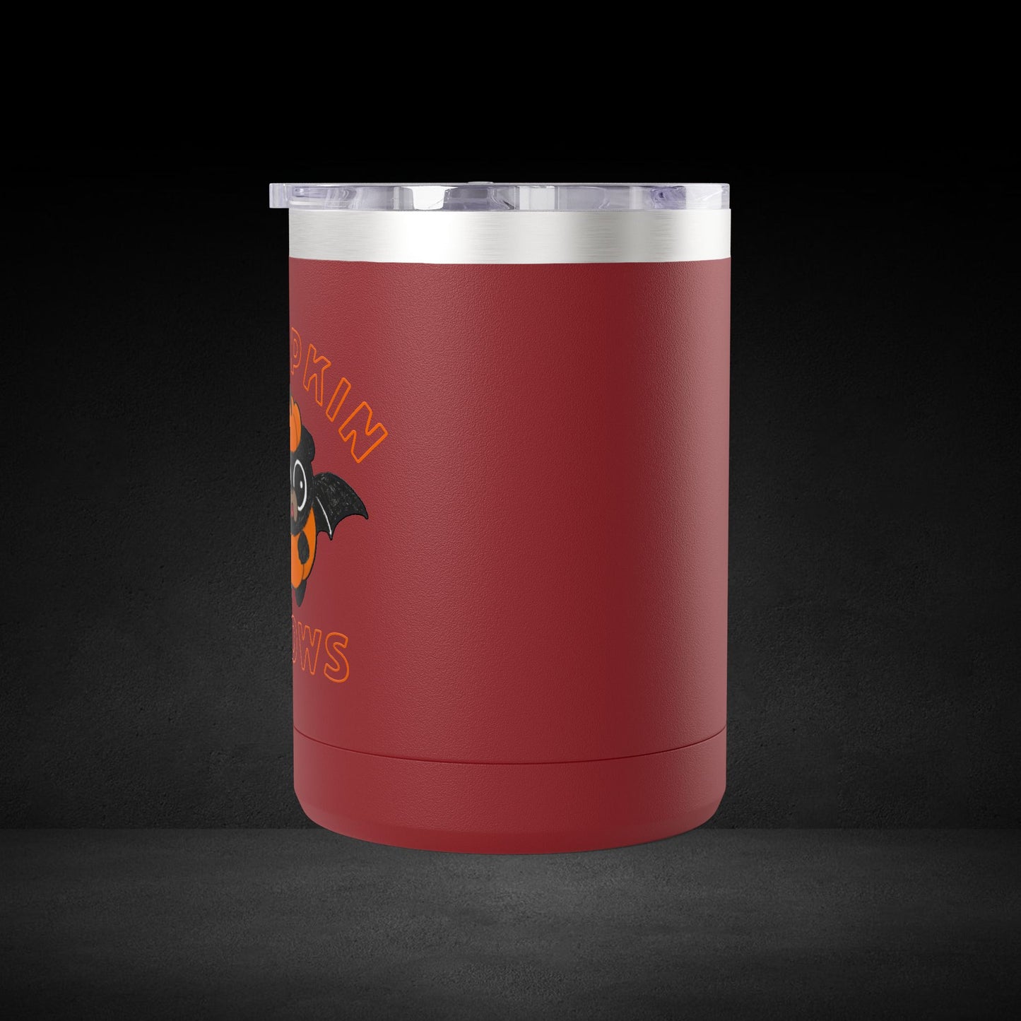 Pumpkin Knows Coffee Mug – Cute Bat in Pumpkin Design - Possessed by Coffee Travel Mug