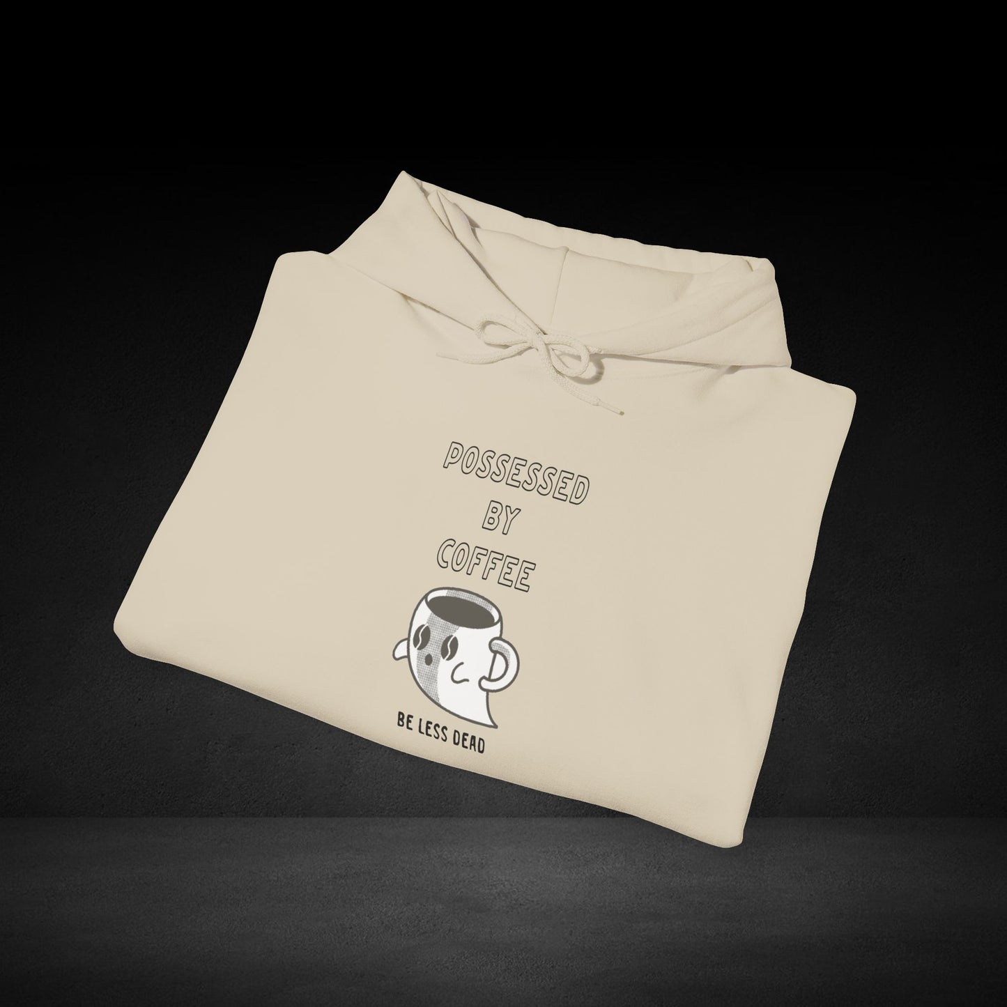 Be Less Dead Ghost Coffee Hoodie For Night Owls