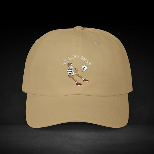 Be Less Dead Skeleton & Ghost Coffee Cap – Caffeinated Spirit Streetwear