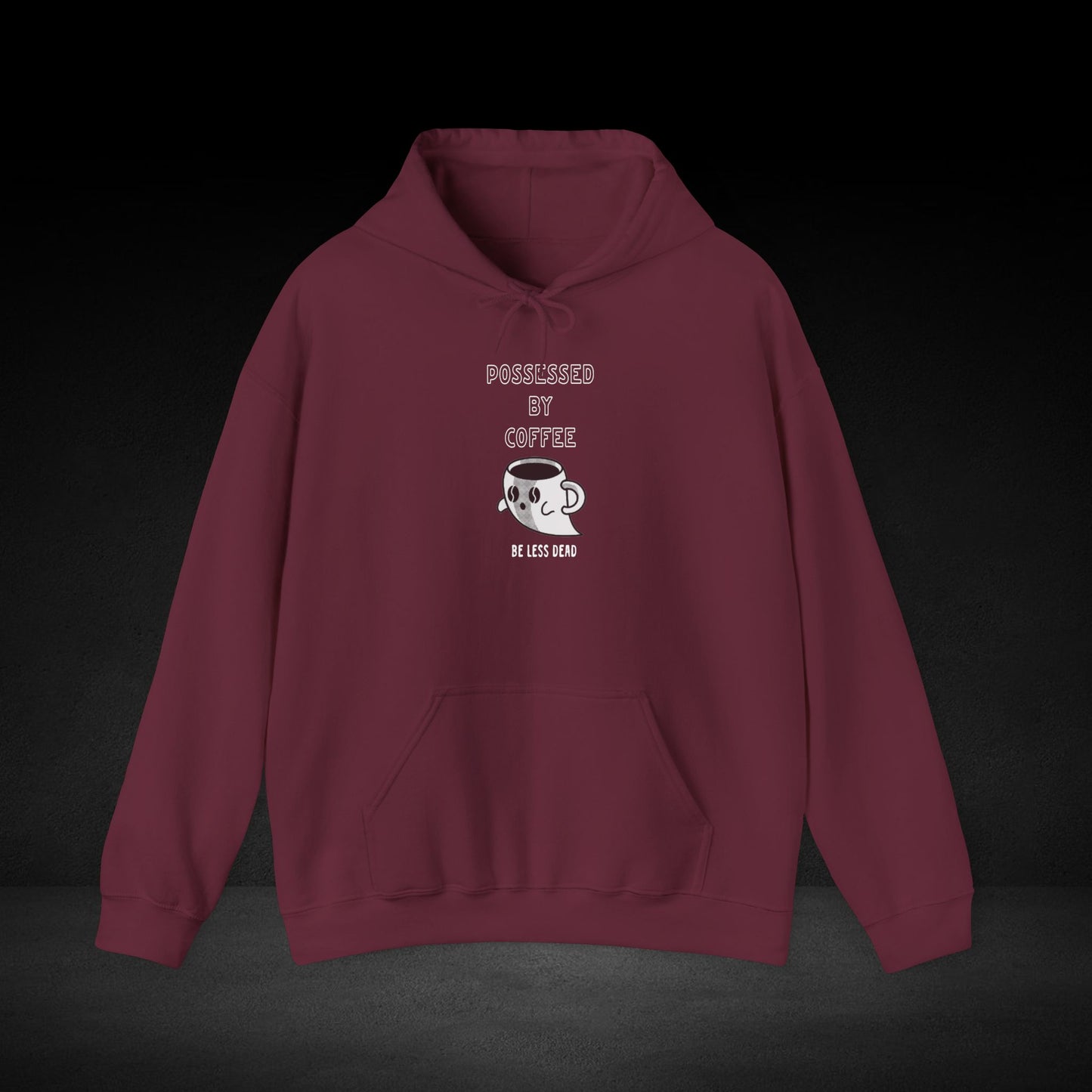 Be Less Dead Ghost Coffee Hoodie For Night Owls