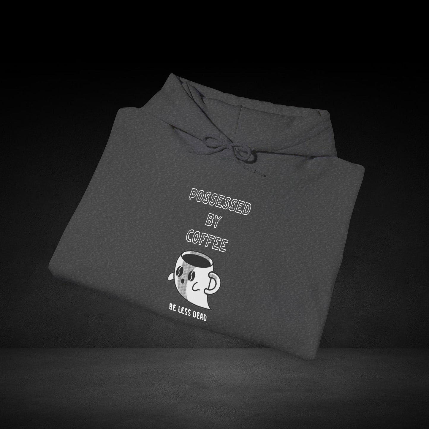 Be Less Dead Ghost Coffee Hoodie For Night Owls