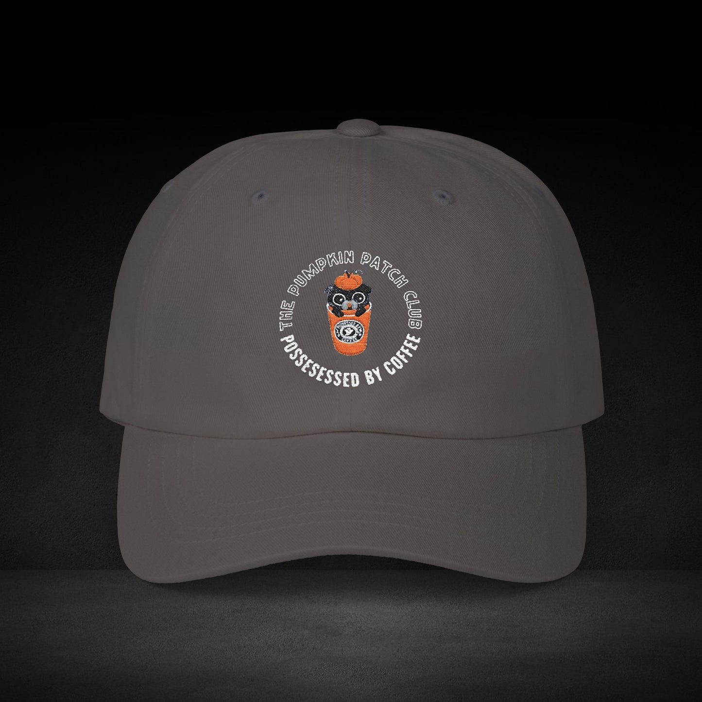 Pumpkin Patch Club Cap – Possessed by Coffee Halloween Pumpkin Bat Hat