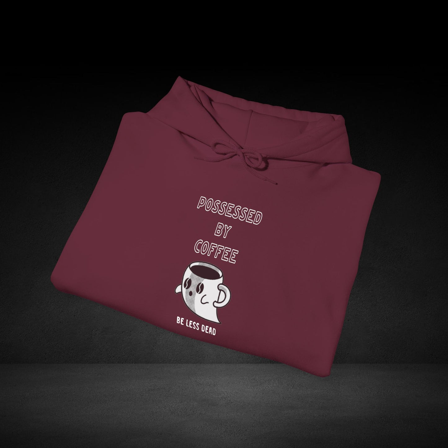 Be Less Dead Ghost Coffee Hoodie For Night Owls