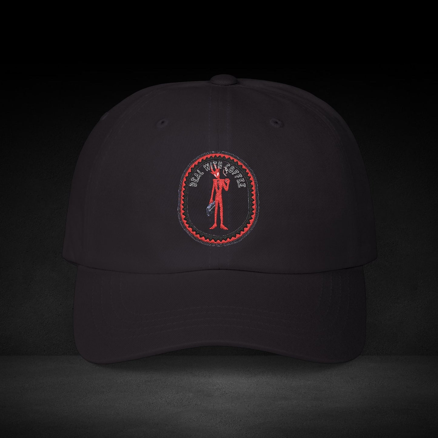 Deal With Coffee Cap – Devilish Business Spirit Baseball Hat
