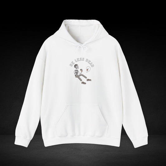 Be Less Dead Skeleton and Ghost Hoodie