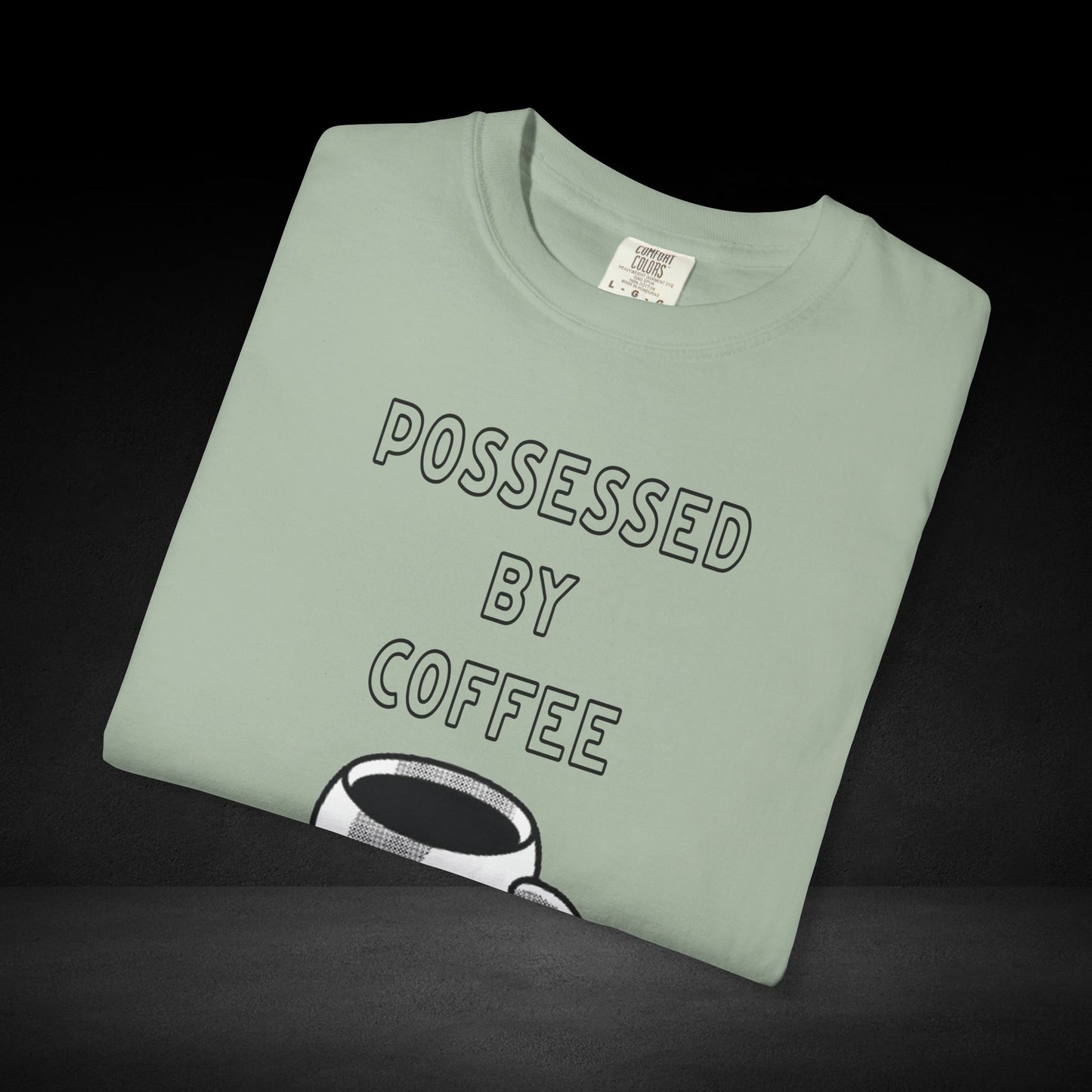 Haunted Brew Tee – Ghost Coffee Cup Character Graphic Shirt