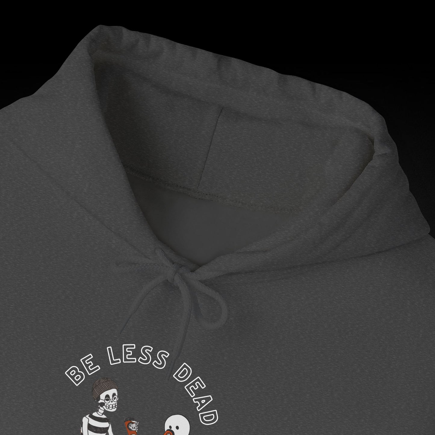 Be Less Dead Skeleton and Ghost Hoodie